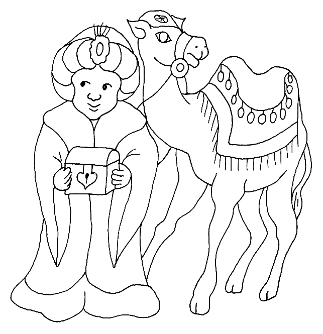 Szopka Bożonarodzeniowa kolorowanki